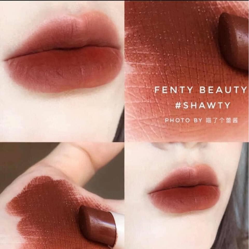 Son Fenty Freckle Fiesta - Màu cam gạch, Fenty SHAWTY - Màu ĐỎ NÂU- Hàng mua US đủ bill auth 100% | BigBuy360 - bigbuy360.vn