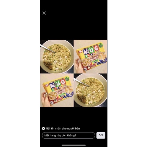 Mì Mug NISSIN Nhật Bản trẻ em 65k/ 1 gói