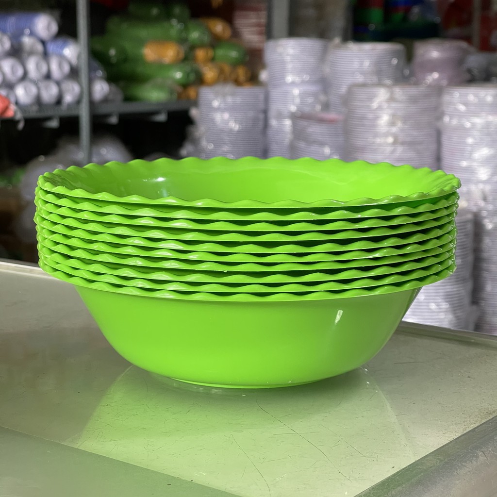 Tô Đựng Cơm Canh Bằng Nhựa Màu Xanh Vĩnh Phát, Đủ Kích Cỡ Nhựa Dẻo PE Bền Không Vỡ Của Gia Dụng Du Thủy | BigBuy360 - bigbuy360.vn