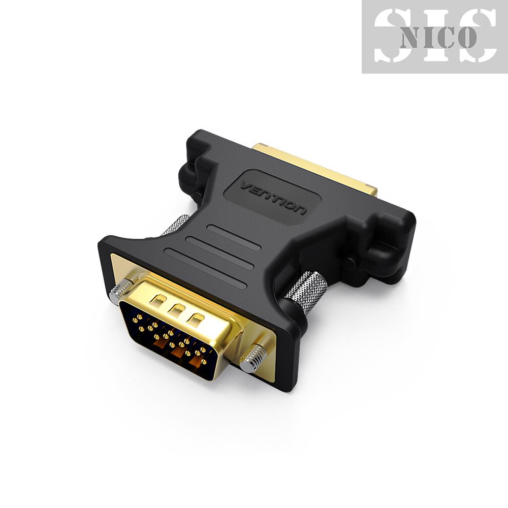 Sis Bộ Dụng Cụ Sửa Chữa Chuyên Dụng Chất Lượng Cao❥Đầu Chuyển Đổi VENTION DVI Sang VGA DVI 24 + 5 Lỗ Cắm Sang Đầu Cắm VGA Cho Máy Chiếu / Thẻ Đồ Họa