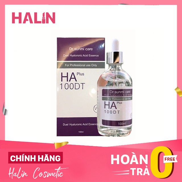 Serum cấp nước💖FREESHIP💖 Serum cấp nước cho da Dr.Sunmi 100ml Care HA Plus 100DT Duel Hyaluronic Acid Essence HÁLIN142