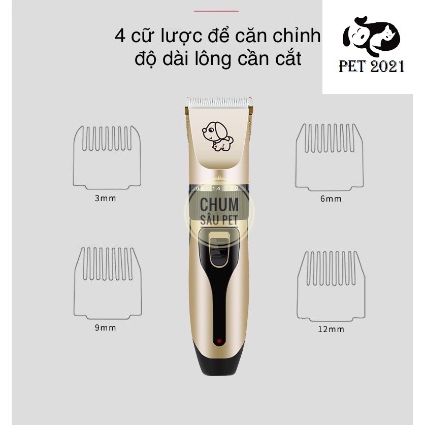 Tông Đơ Cắt Tỉa Cạo Lông Dành Cho Chó Mèo ,Thú Cưng - PET2021