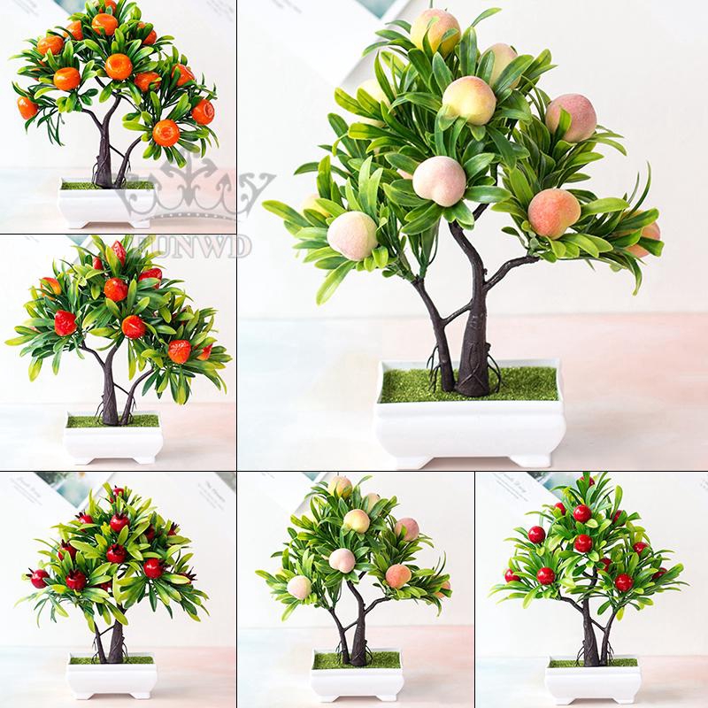 Cây ăn quả nhân tạo bằng nhựa dùng để trang trí nội thất