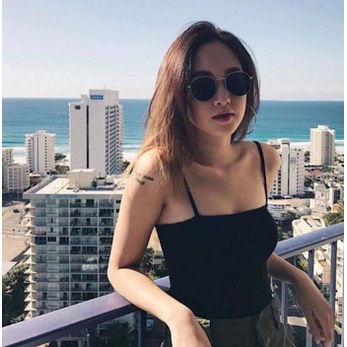 Áo Hai Dây Sợi Bún - áo 2 dây ngang