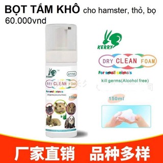 BỌT TẮM KHÔ CHO HAMSTER-THỎ-BỌ-NHÍM