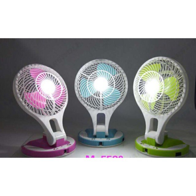 Quạt sạc tích điện mini Fan JR-5580 𝑺𝑰𝑬̂𝑼 𝑴𝑨́𝑻 𝑽𝑶̛́𝑰 3 𝑪𝑯𝑬̂́ Đ𝑶̣̂ siêu tiết kiệm pin