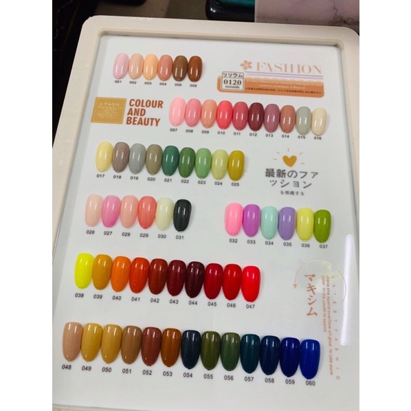 Sơn gel lẻ chai chọn theo màu các loại, sơn thạch sơn móng nail