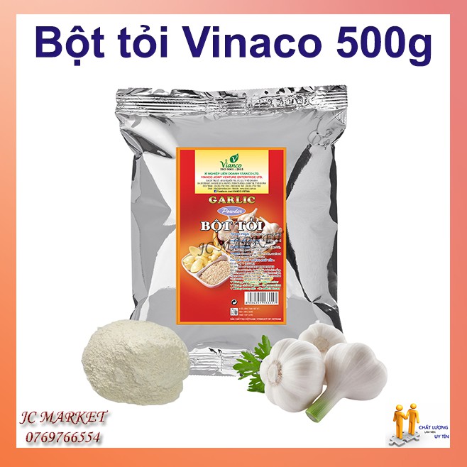 Bột tỏi khô Vinaco 500 gram