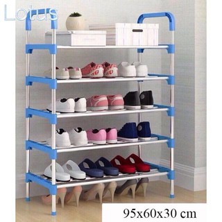 Kệ để giày dép inox 5 tầng gấp gọn