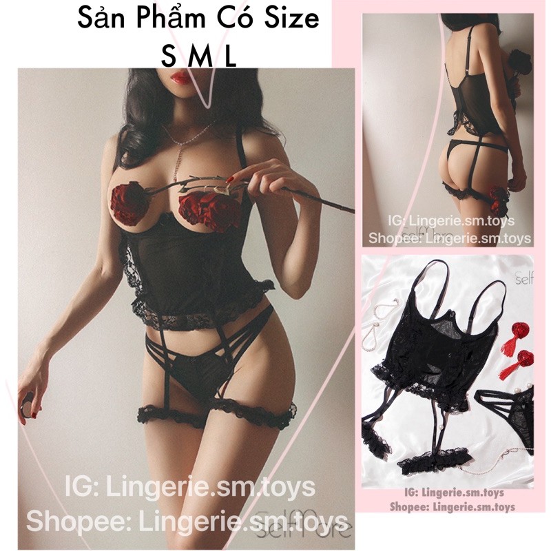 Corset Open Cup | Corset Khoét Ngực Gợi Cảm | Nội Y Cao Cấp Sexy Big Size | Cosplay Sexy