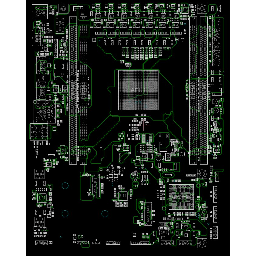 Sơ đồ mạch Boardview MS-7C28 ver 1.0 1.1 MS 7C28 dùng cho thợ sửa chữa
