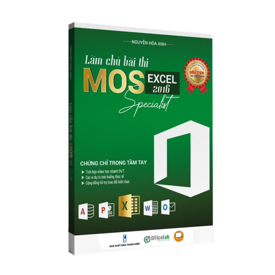 [Thanh lý] Sách - Làm Chủ Bài Thi MOS 2016 Specialist