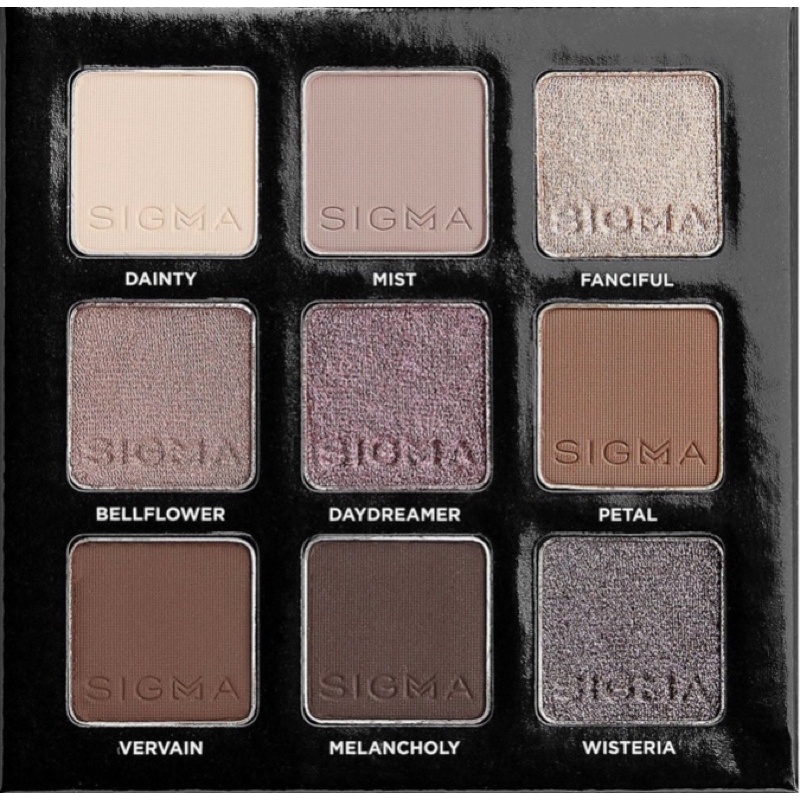 Bảng phấn mắt Sigma Beauty Hazy -Mỹ