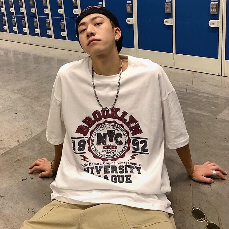 Áo Thun Nam Nữ Unisex Tay Lỡ Phông Form Rộng  Cổ Tròn - Chất Cotton Cực Mát | BigBuy360 - bigbuy360.vn