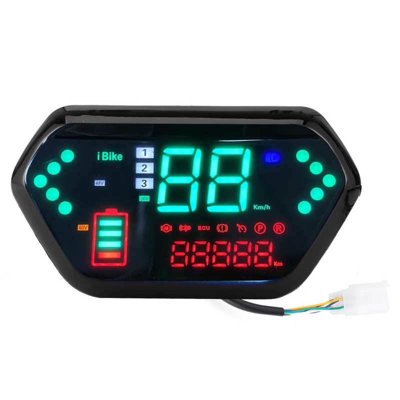 Đồng Hồ Đo Tốc Độ Xe Máy Màn Hình LCD 60V đồng hồ xe điện wave