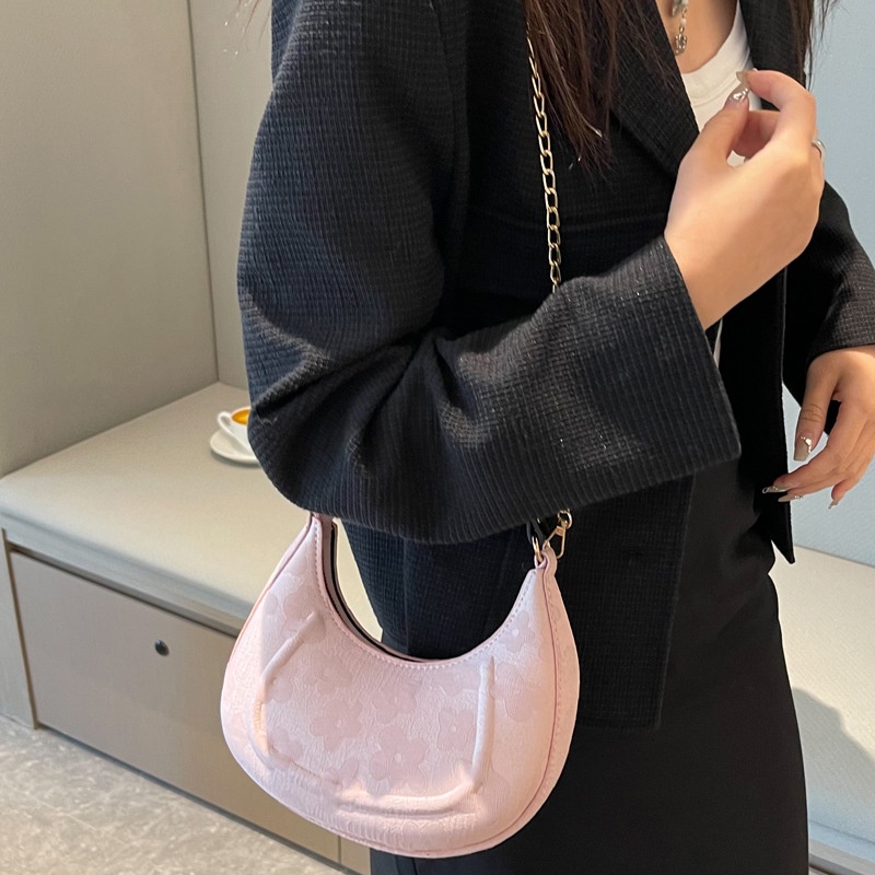 Túi Đeo JASMIN NOIR Chéo In Họa Tiết Hoa Thời Trang Cho Nữ