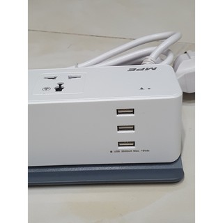 Ổ Cắm có dây Di Động MPE AM2S-3USB
