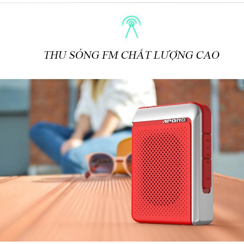 Loa trợ giảng Aporo T18 công suất 30W 2.4G Bluetooth 5.0 không dây