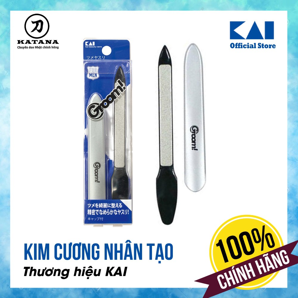 [CHÍNH HÃNG] Dũa móng tay Nhật KAI HC3030 bụi kim cương cao cấp - BH 12 tháng 1 ĐỔI 1