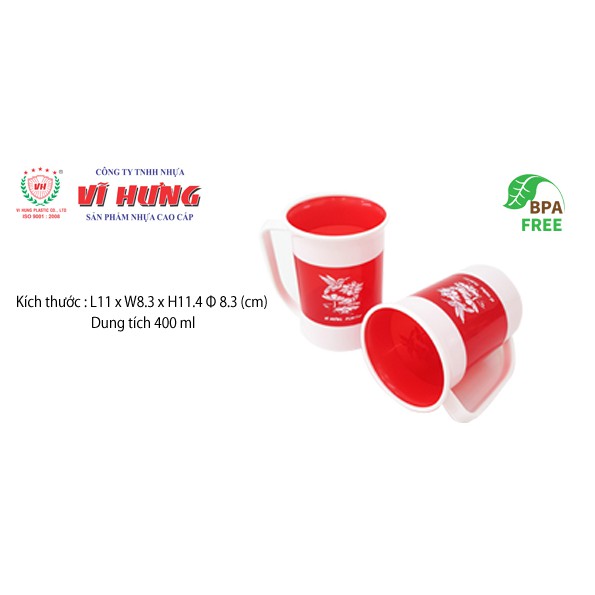 Ly nhựa uống nước Eco - Vĩ Hưng