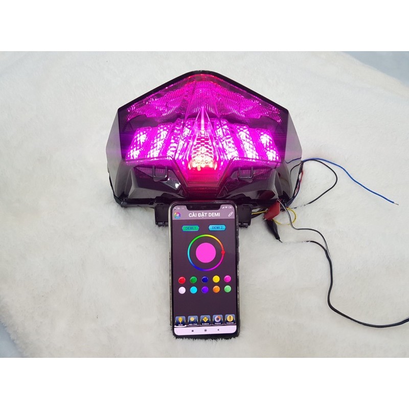 Bộ Đèn Hậu A11 Vario 150 đổi màu qua app
