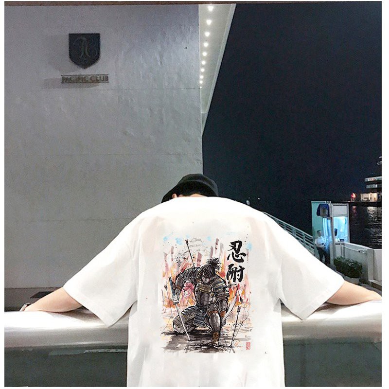 Áo thun unisex form rộng phong cách Nhật Bản đẹp độc lạ vải dày mịn 2019T1605