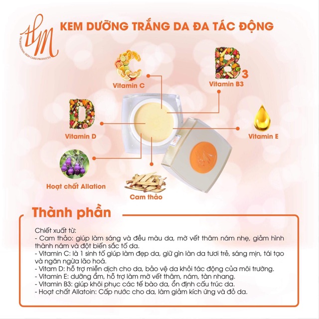 KEM DƯỠNG DA ĐA TÁC ĐỘNG HM