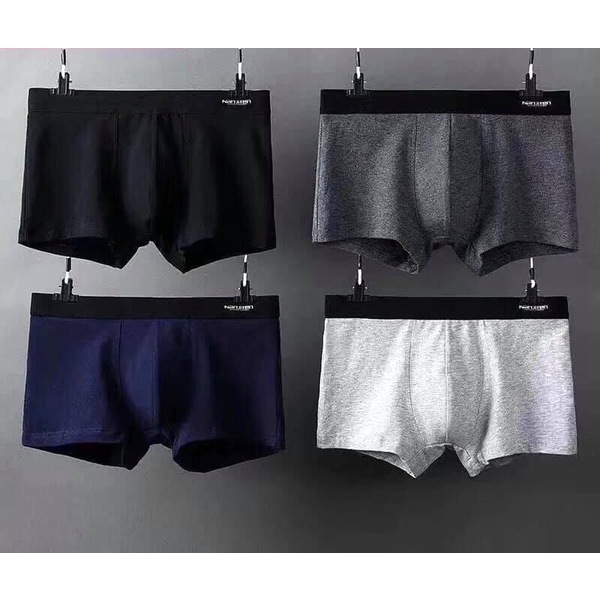 Quần sịp nam, quần lót nam chất cotton cao cấp combo 4 quần