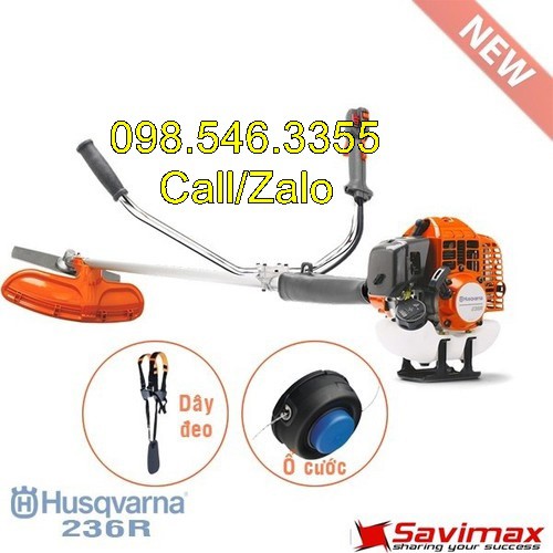 Máy cắt cỏ cầm tay Thuỵ Điển Husqvarna 236R giá rẻ