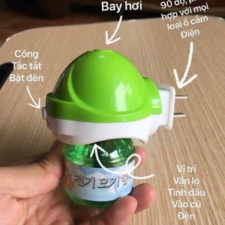 MÁY ĐUỔI MUỖI CÔN TRÙNG BẰNG TINH DẦU