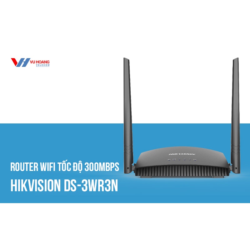 Router Wifi thông minh chuẩn N tốc độ 300Mbps HIKVISION DS-3WR3N