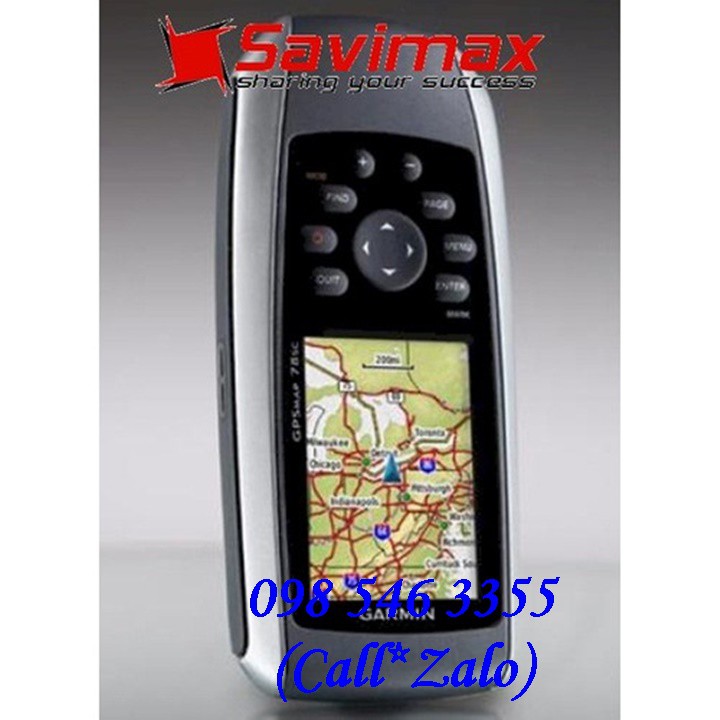 Máy định vị cầm tay chống nước, máy định vị GPRS MAP 78- Garmin, bảo hành 12 tháng