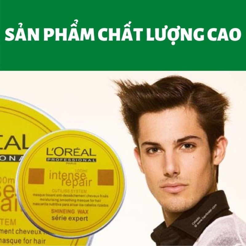 Sáp vuốt tóc Nam 100g Keo vuốt tóc nam nữ Gel tạo kiểu undercut side part mùi thơm dễ chịu