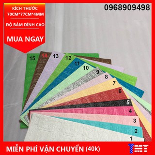 Tấm Xốp Dán Tường 3D giả Gạch Cách âm cách nhiệt Hà Nội Dày 5 mm