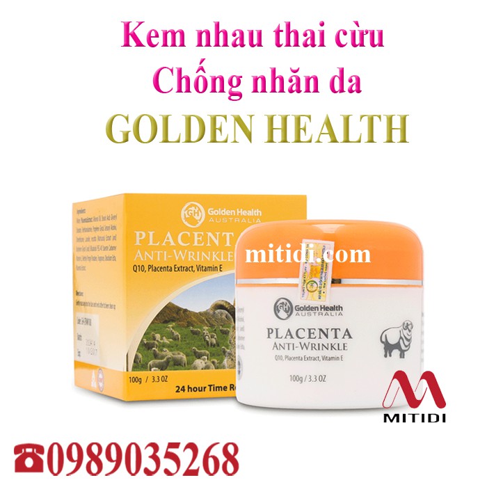 Kem nhau thai cừu Golden Health Placenta Anti-Wrinkle