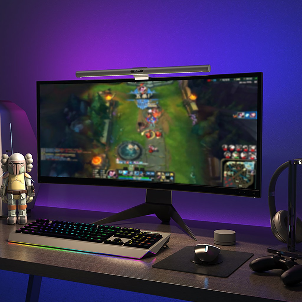 Đèn treo màn hình Yeelight Led Screen Light Bar Pro YLTD003 - Đèn bảo vệ mắt - Hỗ trợ chơi game Razer Chroma và OverWolf