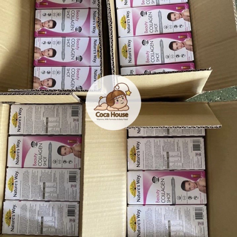 NATURE’S WAY BEAUTY COLLAGEN SHOT 10 ỐNG✅ ĐỦ BILL, TEM CHEMIST, HOT PRICE✅ Đẹp da, màu da đều | Thế Giới Skin Care