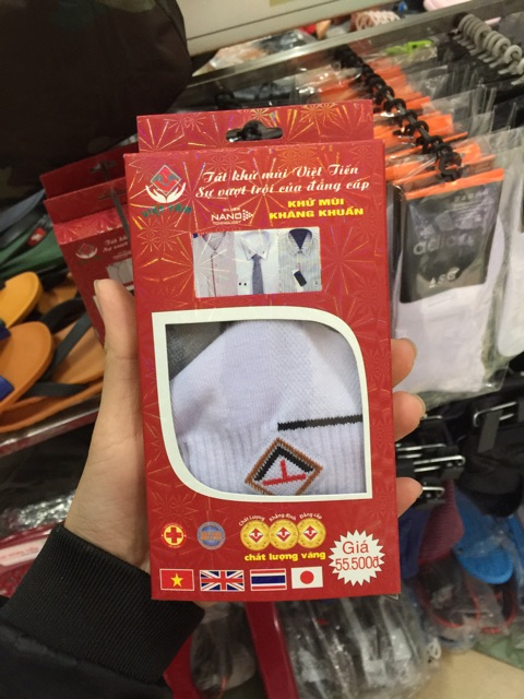 Tất vớ khử mùi công nghệ nano quế