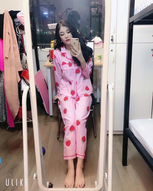 Bộ pijama QUẦN DÀI ÁO DÀI kate thái hàng loại 1 siêu hot