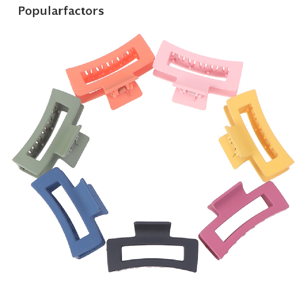 1 Kẹp Tóc Càng Cua Hình Vuông Đơn Giản