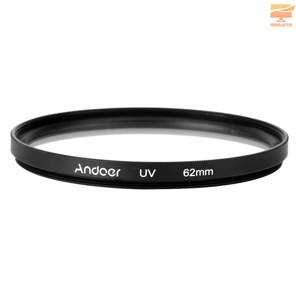 CANON Bộ Lọc Ống Kính Máy Ảnh Andoer 62mm Uv + Cpl + Close-Up + 4 + Star 8-point Cho Nikon Canonta Sony Dslr