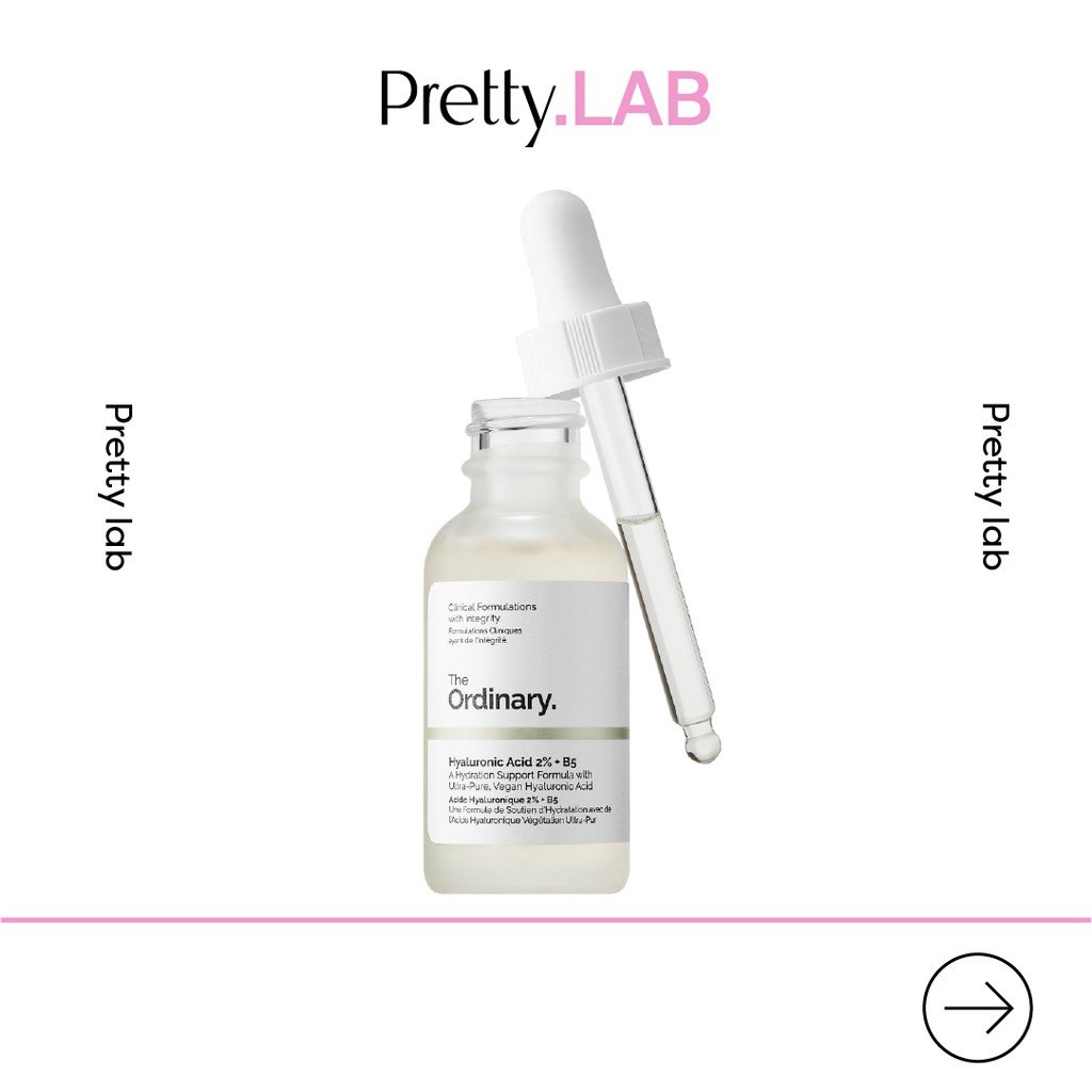 Tinh Chất The Ordinary Hyaluronic Acid 2% + B5 cấp nước, phục hồi da sau mụn 30ml Key4 Lab