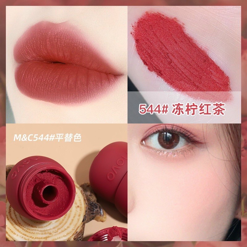 Son Kem Lì NOVO Lip Mud Hình Nấm Xinh Xắn