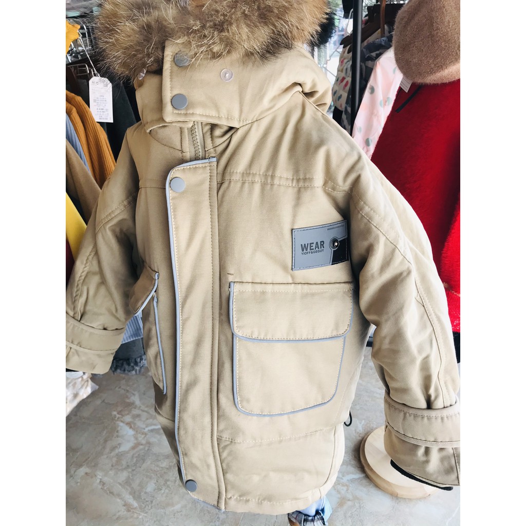 ♥️FREE SHIP♥️ ÁO PARKA LÓT LÔNG CỪU CHO BÉ VIỀN PHẢN QUANG SIÊU ĐẸP, ÁO KHOÁC CHO BÉ MẶC ĐẠI HÀN