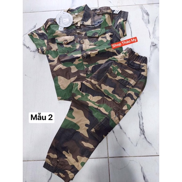 Mua Set rằn ri - đồ lính trẻ em cực chất giá rẻ nhất | TecKi.Vn