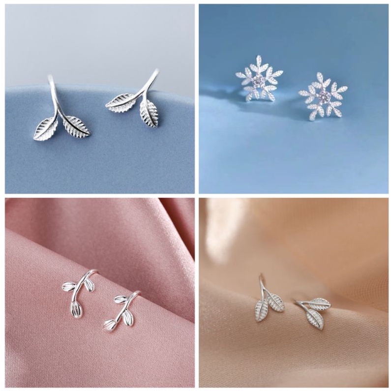 Bông Tai Bạc S925 - Hoa Tai Nữ Bạc Ý Nhiều Kiểu Dáng Dễ Thương, Xinh Xắn Zaza Accessories