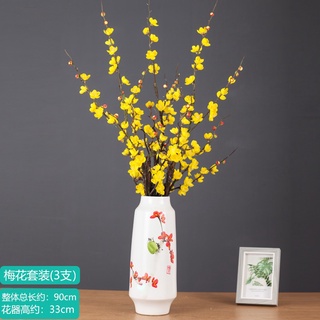 Cành mai vàng, nụ đỏ, thân xoắn - htet015 -