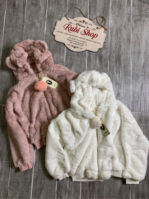 ⚡️FLASH SALE⚡️ÁO KHOÁC LÔNG TAI GẤU QUẢ BÔNG SIÊU ĐẸP | BigBuy360 - bigbuy360.vn