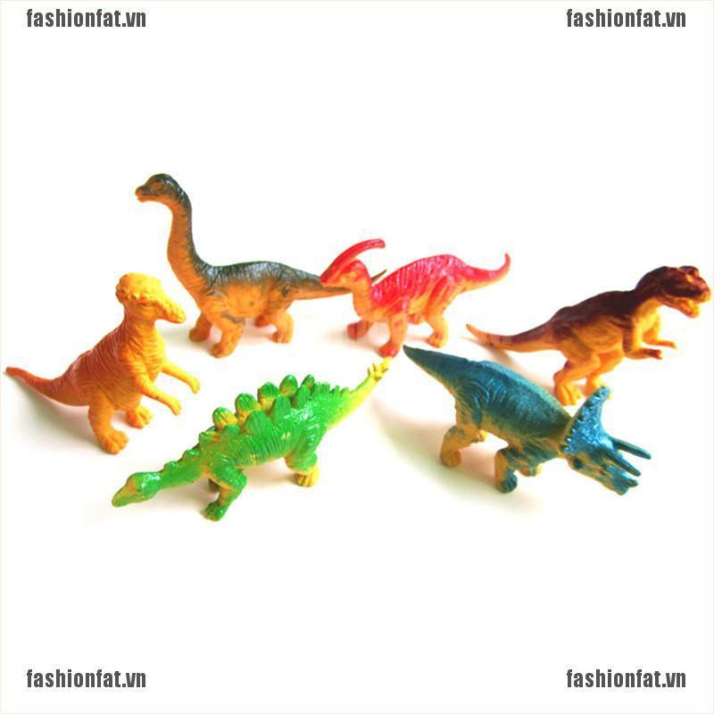 Set 6 mô hình khủng long nhiều kích cỡ bằng nhựa