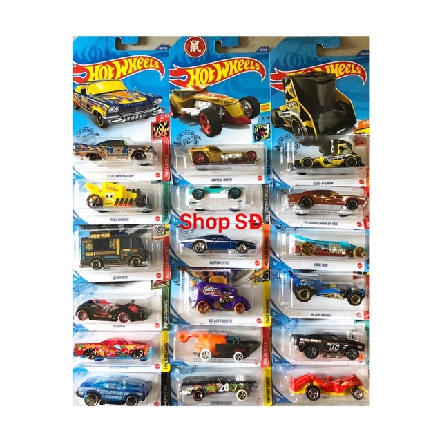 Xe hotwheel - combo 5 chiếc ngẫu nhiên